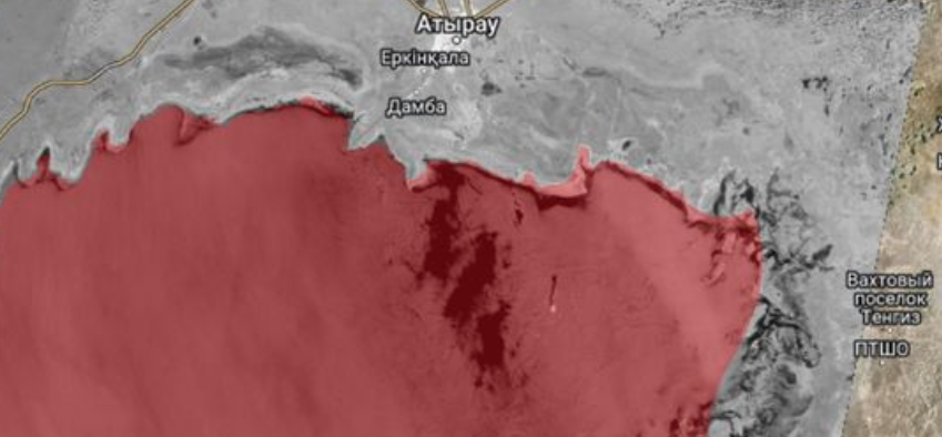 Сообщается о разливе нефти у месторождения Кашаган в Каспийском море