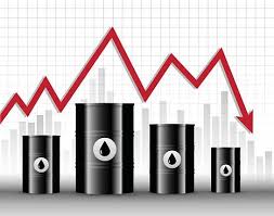 World oil prices down