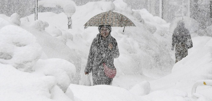 Сильный снегопад ожидается во вторник в Алматы