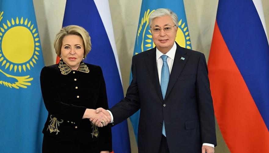 Tokayev met with Russian politician Valentina Matviyenko