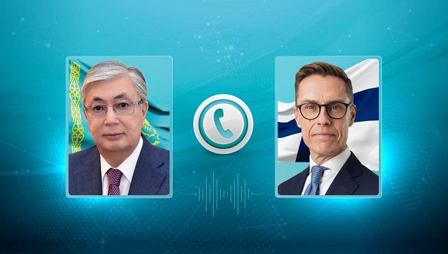 Tokayev spoke with President of Finland