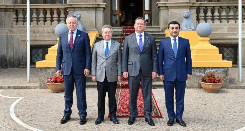 The foreign ministers of Kazakhstan, Kyrgyzstan, Tajikistan and Uzbekistan held consultations in Rome