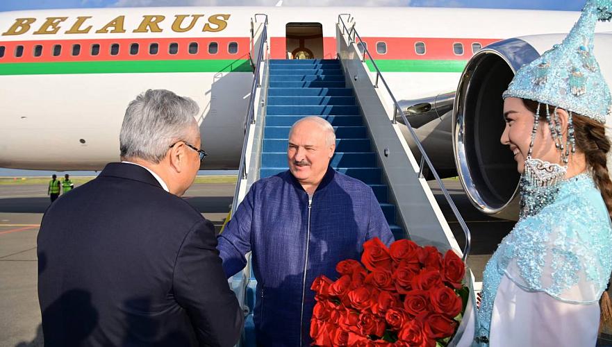 Lukashenko arrived at the SCO summit in Astana