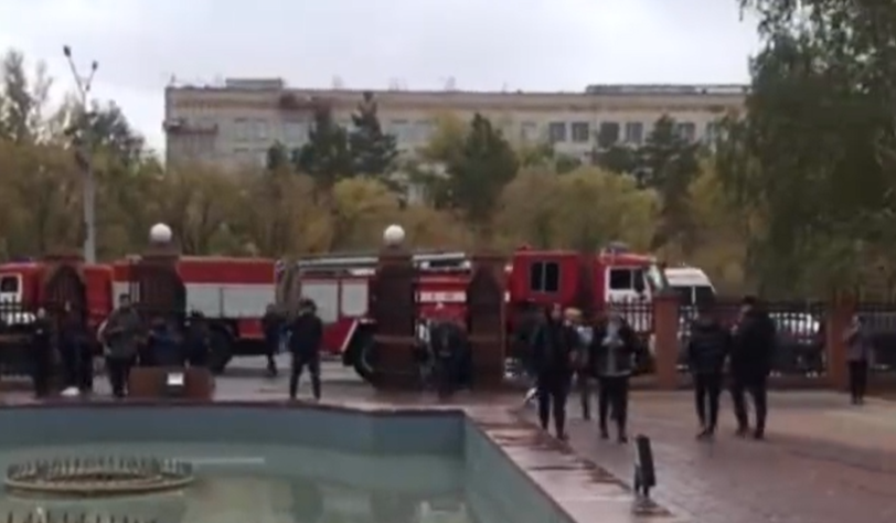 Пожар произошел в лаборатории Павлодарского государственного университета