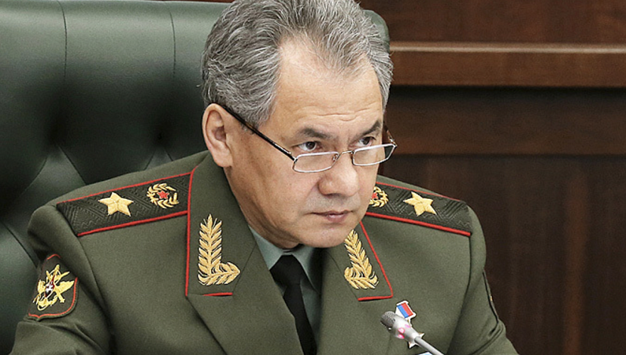 Russian Security Council Secretary Sergey Shoigu arrives in Astana 