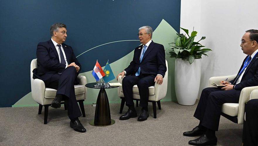 Tokayev met with Prime Minister of Croatia