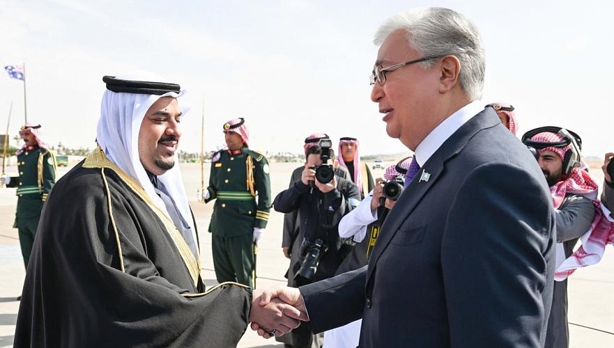 Tokayev arrived in Saudi Arabia to hold water summit