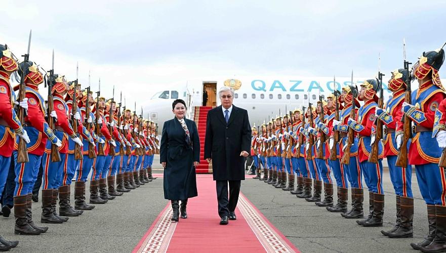 Tokayev arrived to Mongolia on state visit