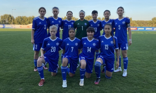 Женская сборная Казахстана до 17 лет проиграла сборной Черногории со счетом 0:13