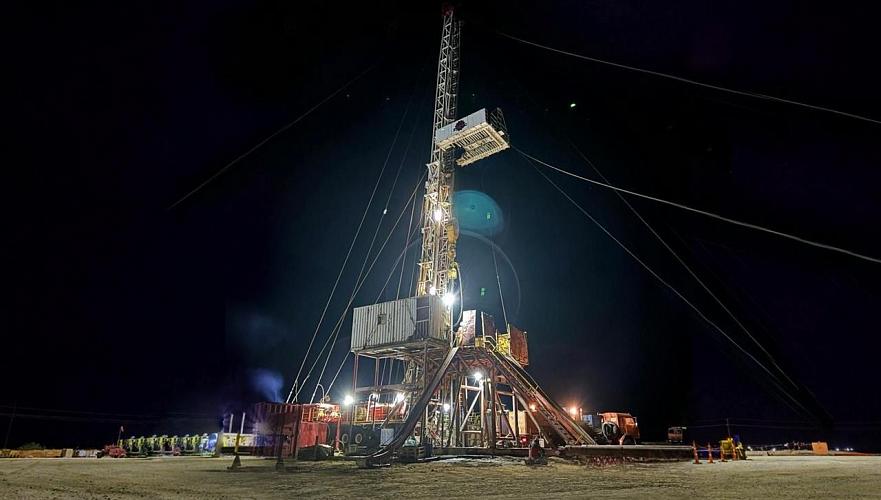 Kazakhstan has begun drilling the first exploratory well at new oil field