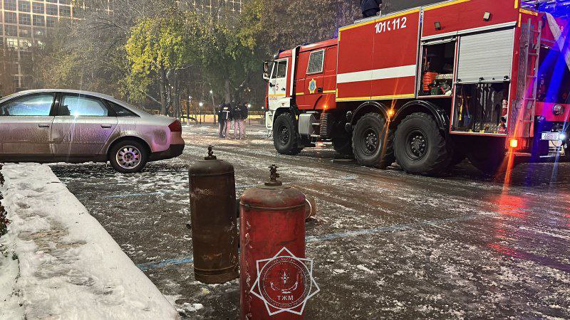 Пожар в Астане в ресторане ликвидировали