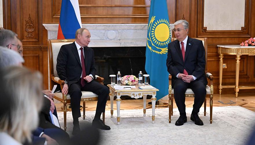 Tokayev met with Putin