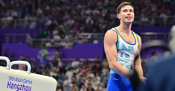 A Kazakhstani gymnast won gold in the Asian Championship in Tashkent