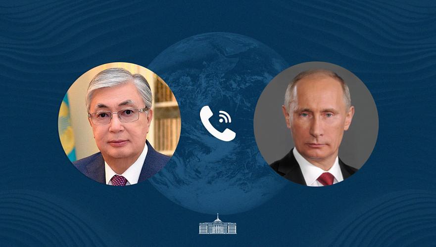 Tokayev held phone talk with Putin