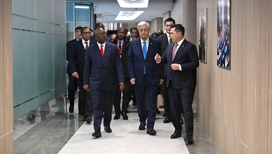 Tokayev and President of Guinea-Bissau visited Astana International Financial Center