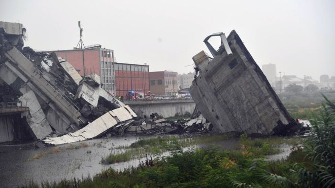 Italian authorities declared cause of bridge collapse in Genoa