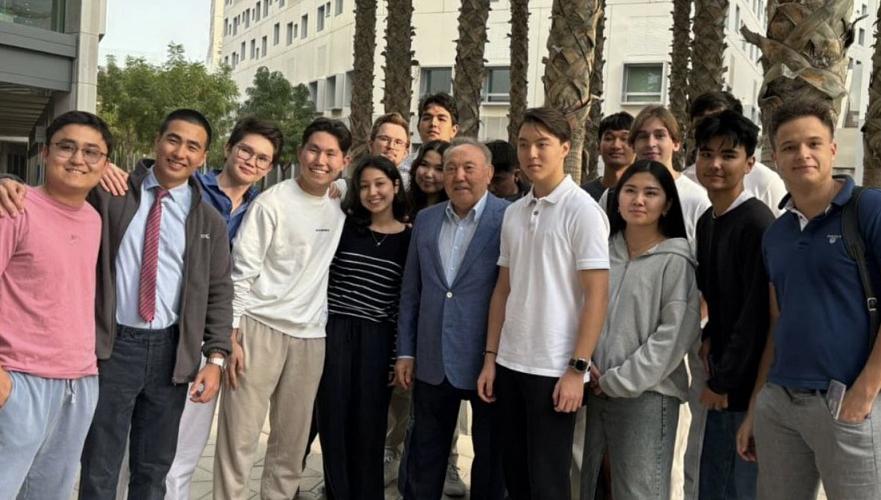 Nursultan Nazarbayev spotted in Abu Dhabi