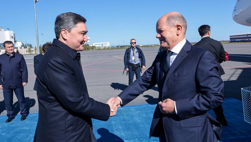 Olaf Scholz arrived in Astana on official visit