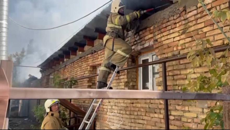 Kindergarten caught fire in Almaty region