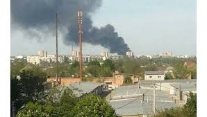 Two suffered in massive fire at tires plant in Ukraine