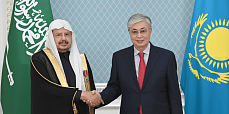 Тоқаев Сауд Арабиясының консультативтік кеңесінің төрағасын орденмен марапаттады  