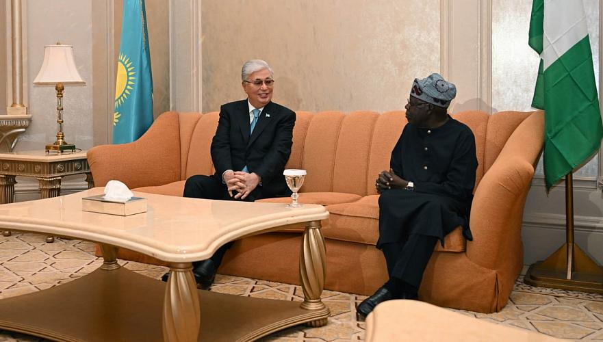 Tokayev held a meeting with the President of Nigeria