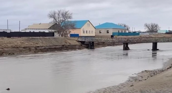 Villagers evacuated following river flood in Atyrau region