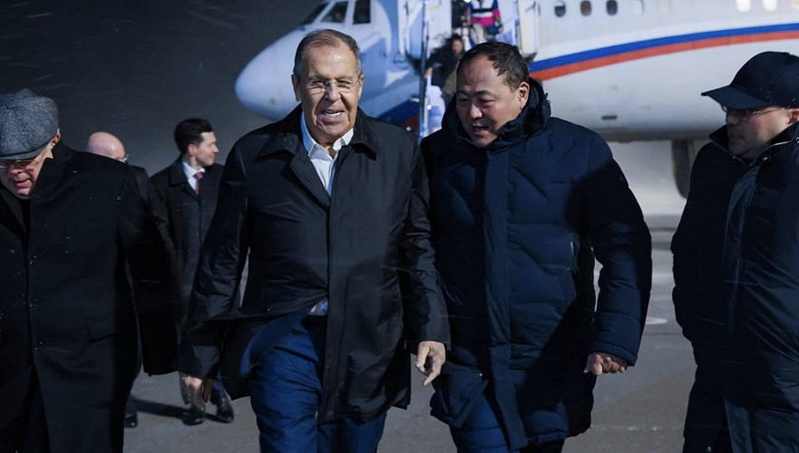 Lavrov arrives in Astana for talks with Kazakh counterpart