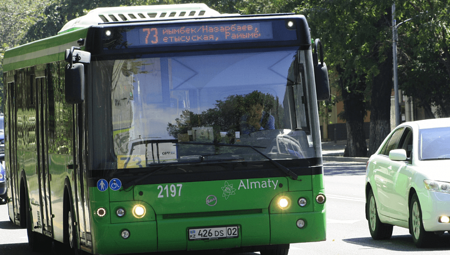 Еще на пяти улицах Алматы появятся «выделенки» для автобусов