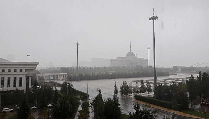 Дожди и снегопады ожидаются в среду в ряде регионов Казахстана