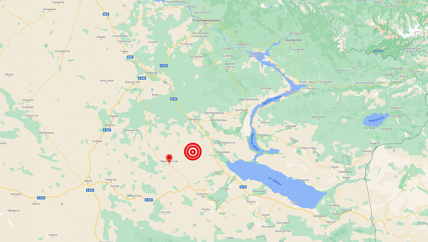 Землетрясение магнитудой 4,5 произошло в Восточно-Казахстанской области