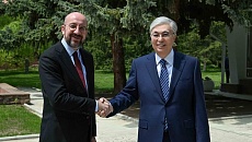 Tokayev met with President of the European Council in Kyrgyzstan