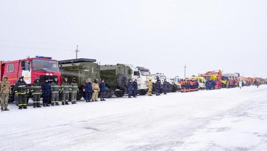 Службы ЧС провели республиканское учение в Астане