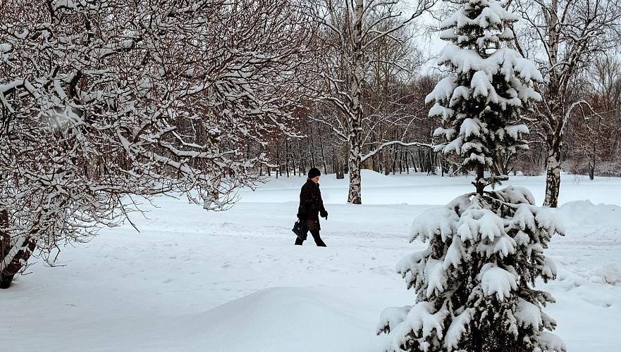 Погода без осадков ожидается в понедельник в Нур-Султане и Шымкенте, в Алматы снег