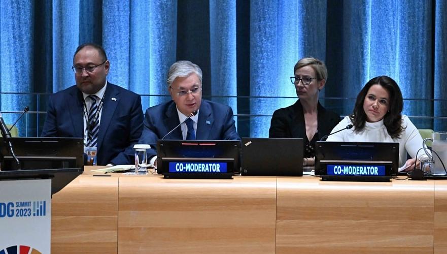 Токаев принял участие в саммите ООН по Целям в области устойчивого развития
