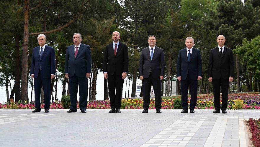 Токаев и другие лидеры стран Центральной Азии и глава Евросовета выпустили пресс-коммюнике