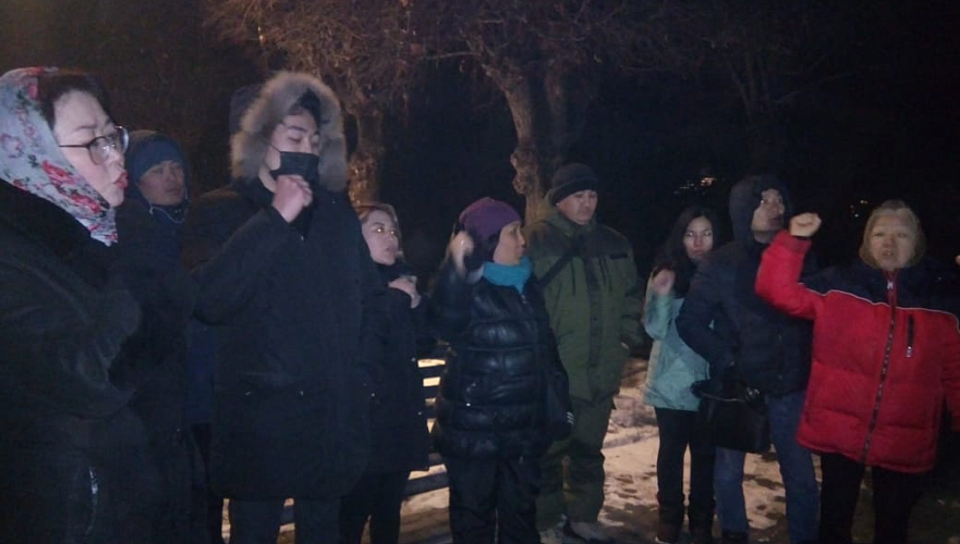 Акция в поддержку задержанных в Зайсане активистов прошла в Алматы