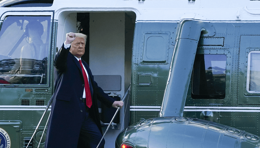 Трамп покинул Белый дом перед инаугурацией Байдена