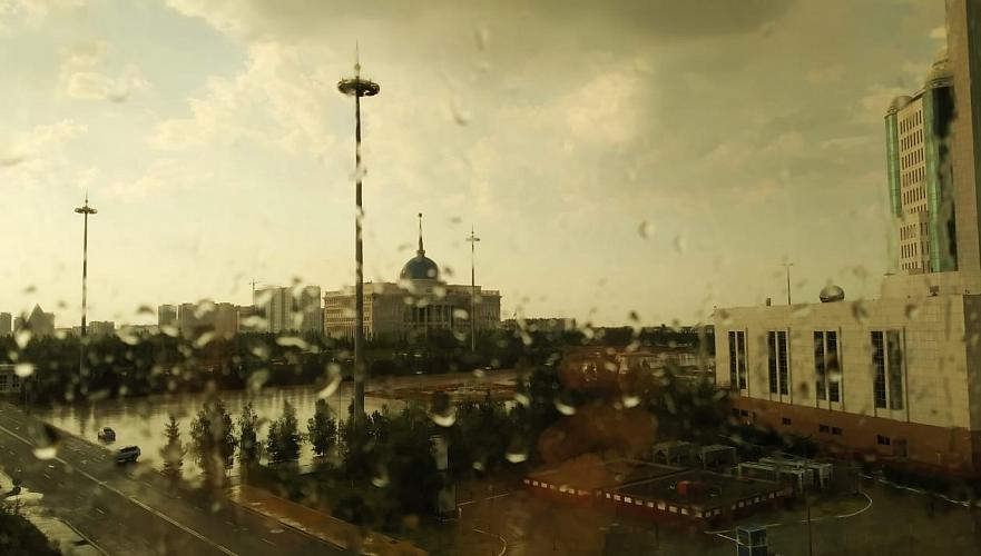 Дождь ожидается в понедельник в Астане, в Алматы и Шымкенте без осадков