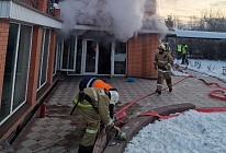 Пожар в двухэтажном коттедже произошел в Талдыкоргане
