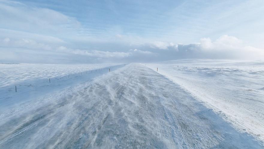 Ограничение движения ввели из-за непогоды на трассе в Жамбылской области